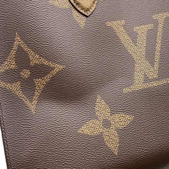 LOUIS VUITTON Onthego Size MM Monogram / Monogram Reverse Canvas / Monogram ... - Picture 7 of 12